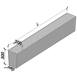Балки фундаментные сборные